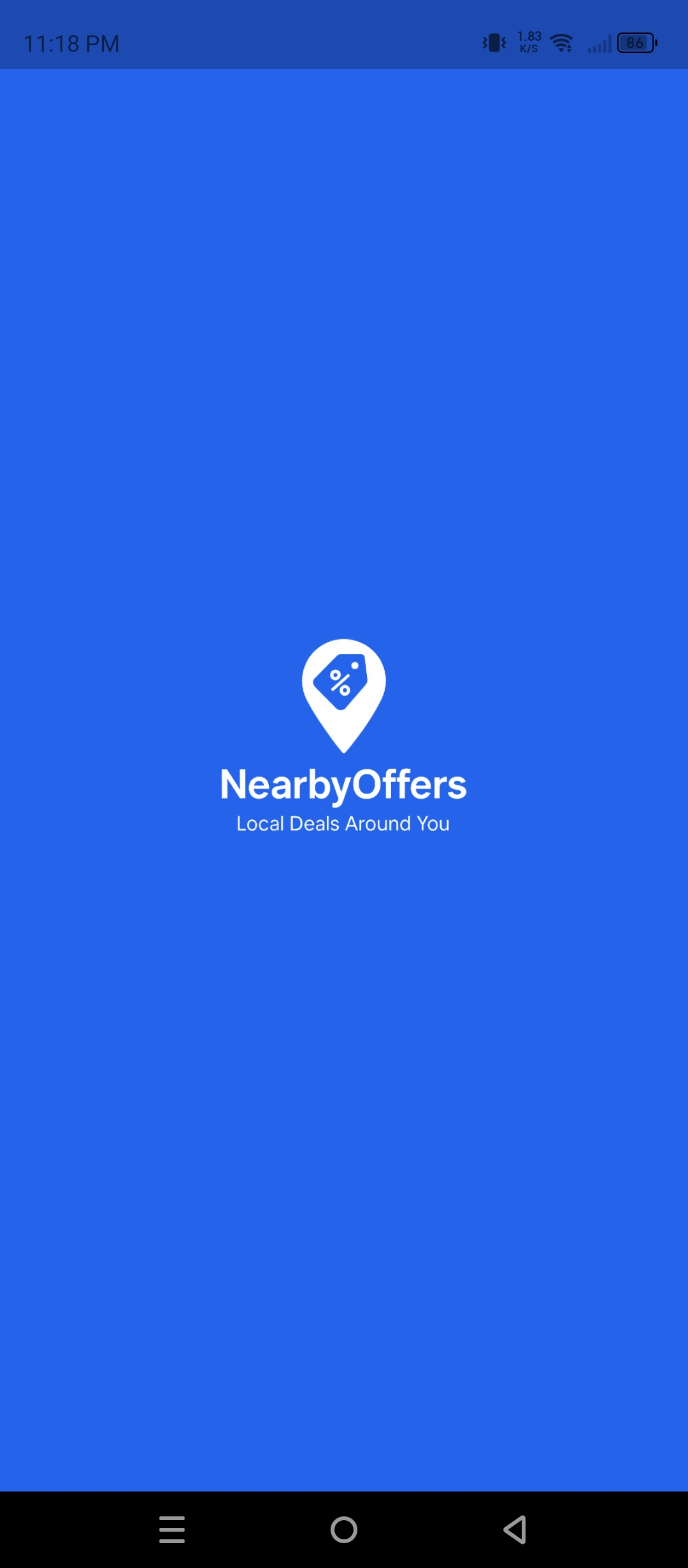 NearbyOffers App Screenshot