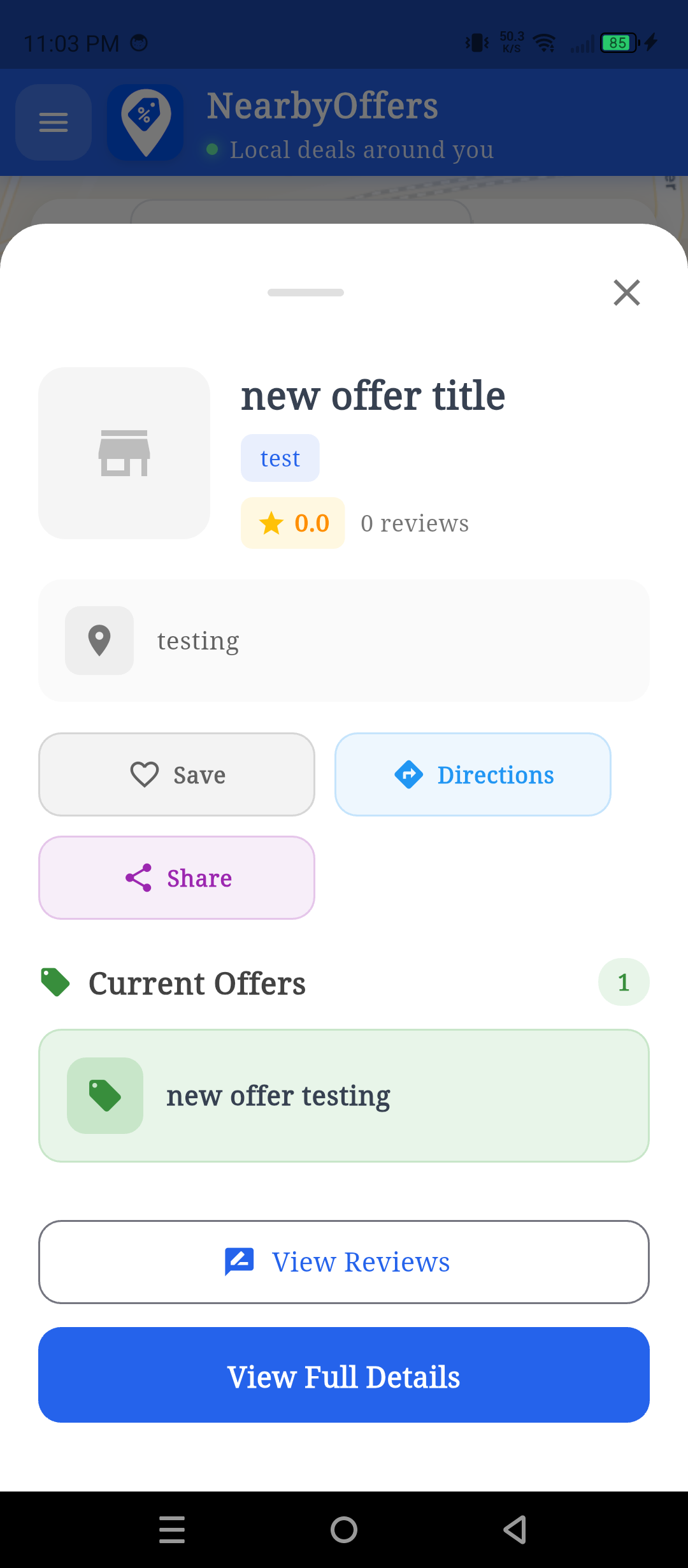 Offer Details