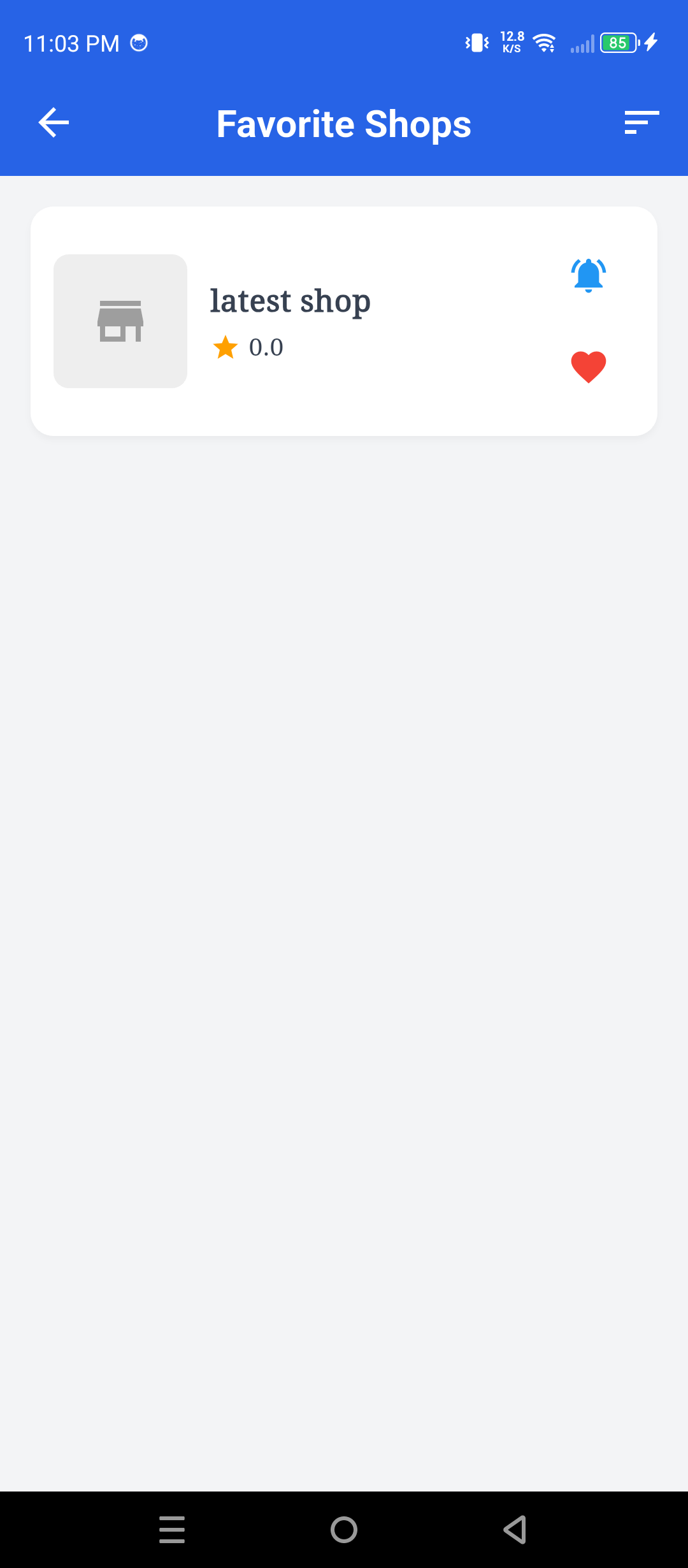 Saved Favorites
